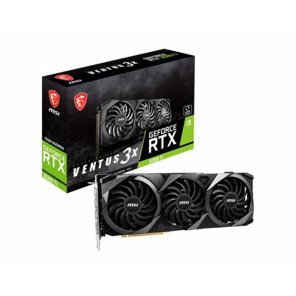 MSI VENTUS RTX 3080 Ti VENTUS 3X 12 GB GDDR6X -näytönohjain - - - Handle It Store - Käytetyt iPhonet edullisesti verkkokaupasta