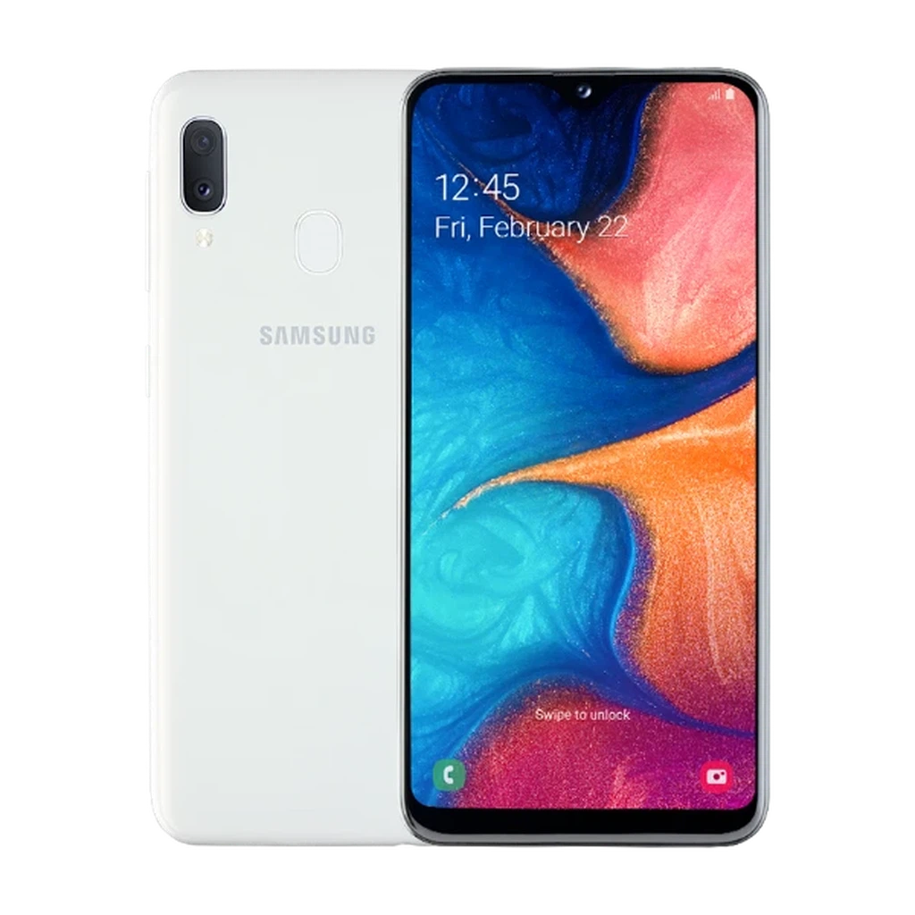 Samsung Galaxy A20E - Samsung Galaxy A20E - White - Handle It Store - Käytetyt iPhonet edullisesti verkkokaupasta