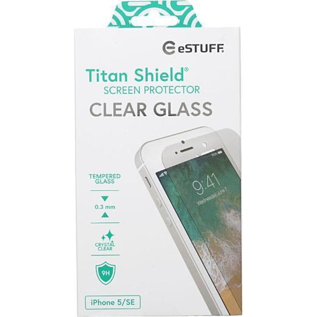 eSTUFF Apple iPhone 5/5S/SE - Clear Suojalasi-Handle It Online Store