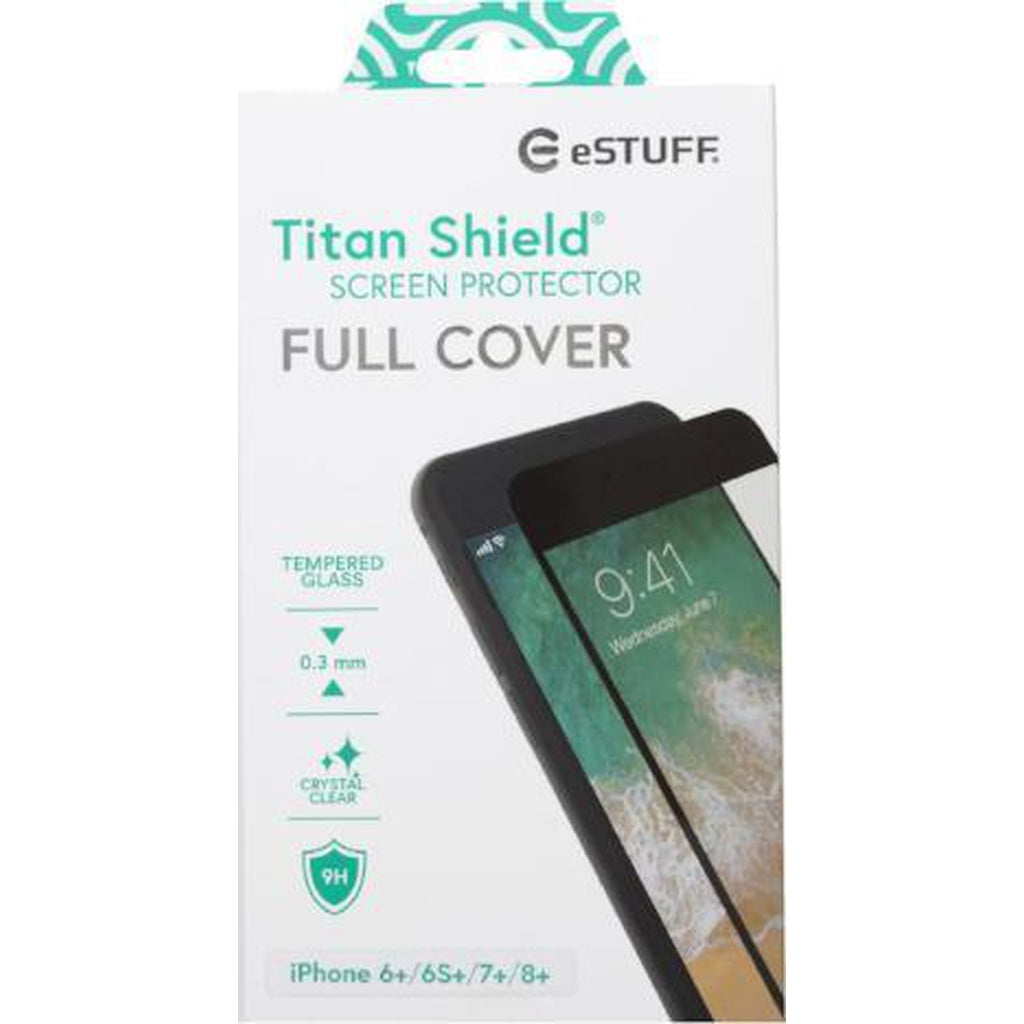 eSTUFF Apple iPhone 6+/6S+/7+/8+ Full Cover Black-Handle It Online Store